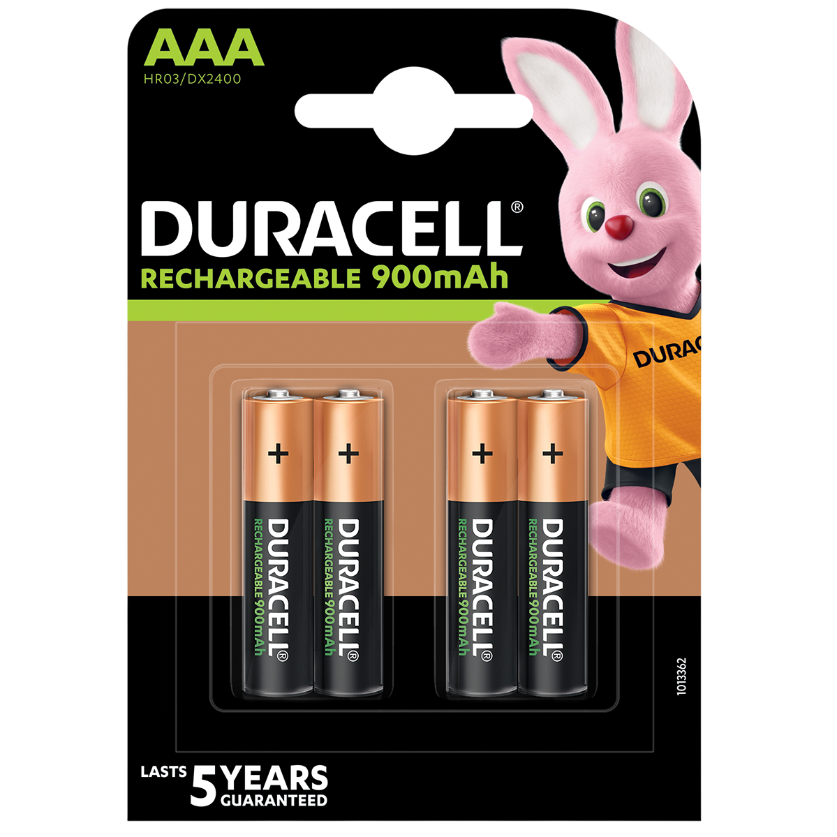 Перезаряджаємі акумулятори Duracell Recharge AAA HR03 900mAh 4 шт (5017766, 5017001, 5007338)