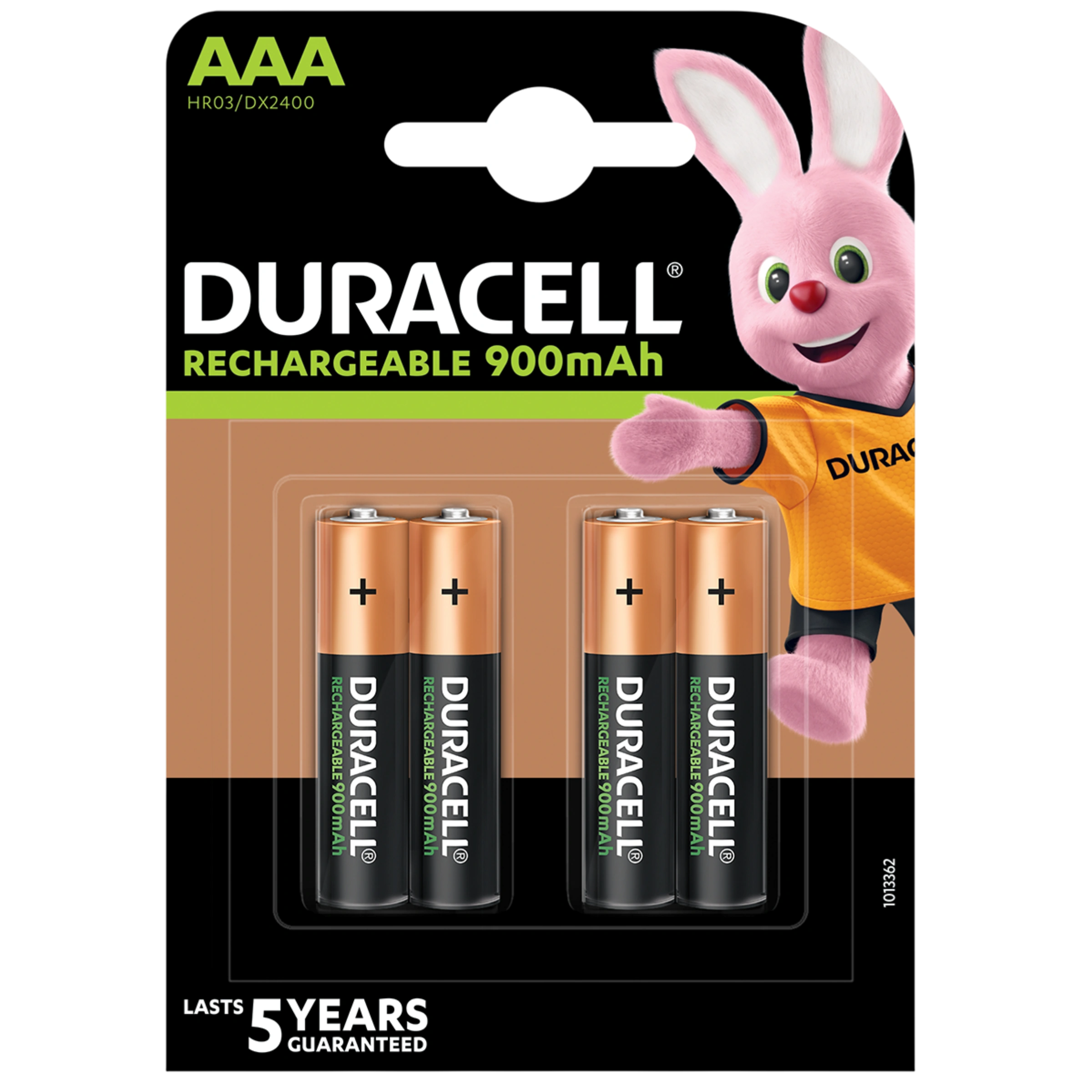 Перезаряджаємі акумулятори Duracell Recharge AAA HR03 900mAh 4 шт (5017766, 5017001, 5007338)