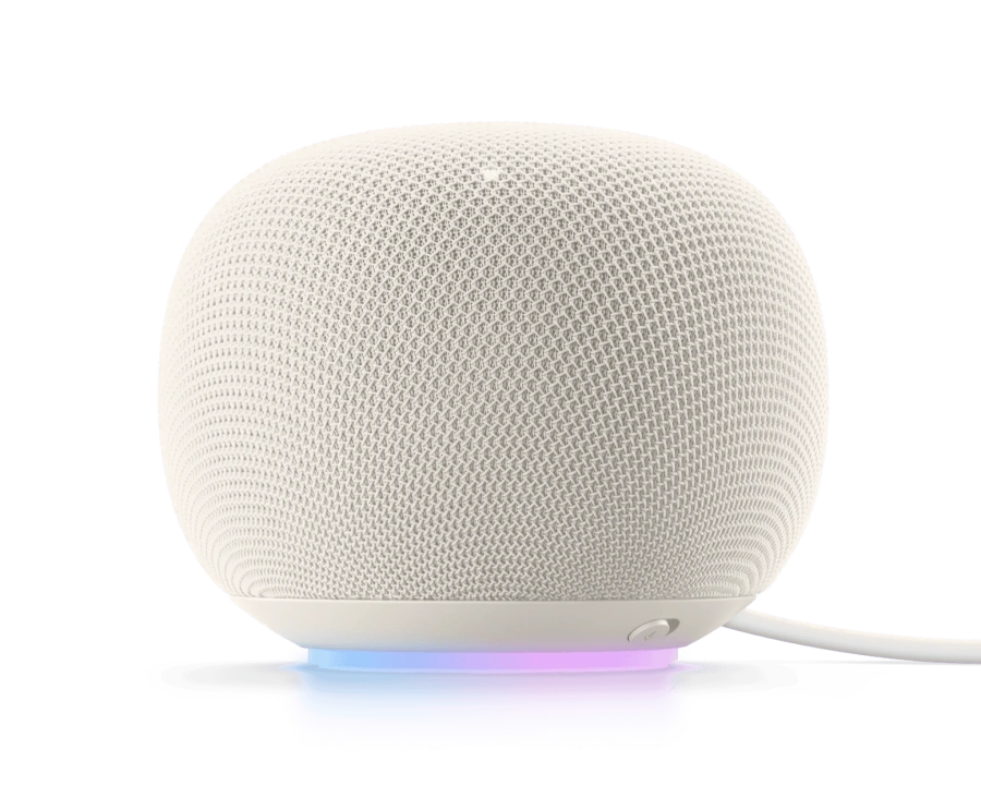 Розумна колонка Google Home Speaker with Gemini - Porcelain (GA09978)