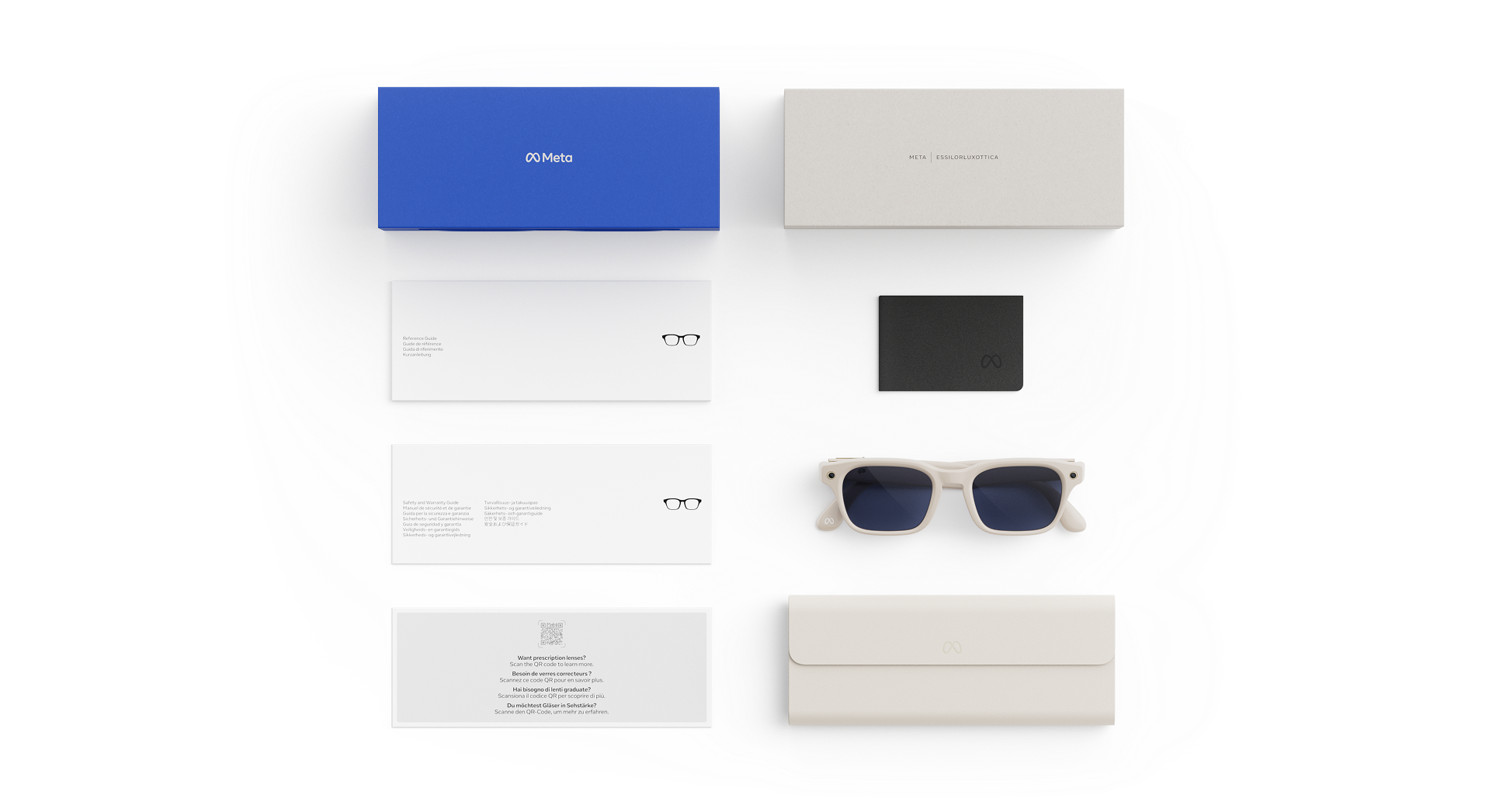 Смарт-очки Meta Adventurer Standard Linen Frame / Clear to Sapphire Transitions Lenses