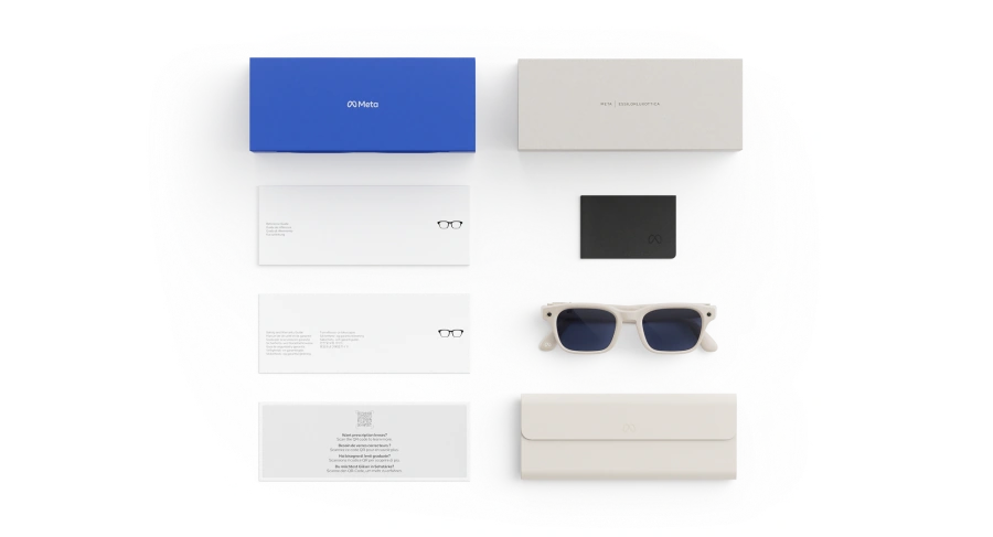 Смарт-очки Meta Adventurer Standard Linen Frame / Clear to Sapphire Transitions Lenses
