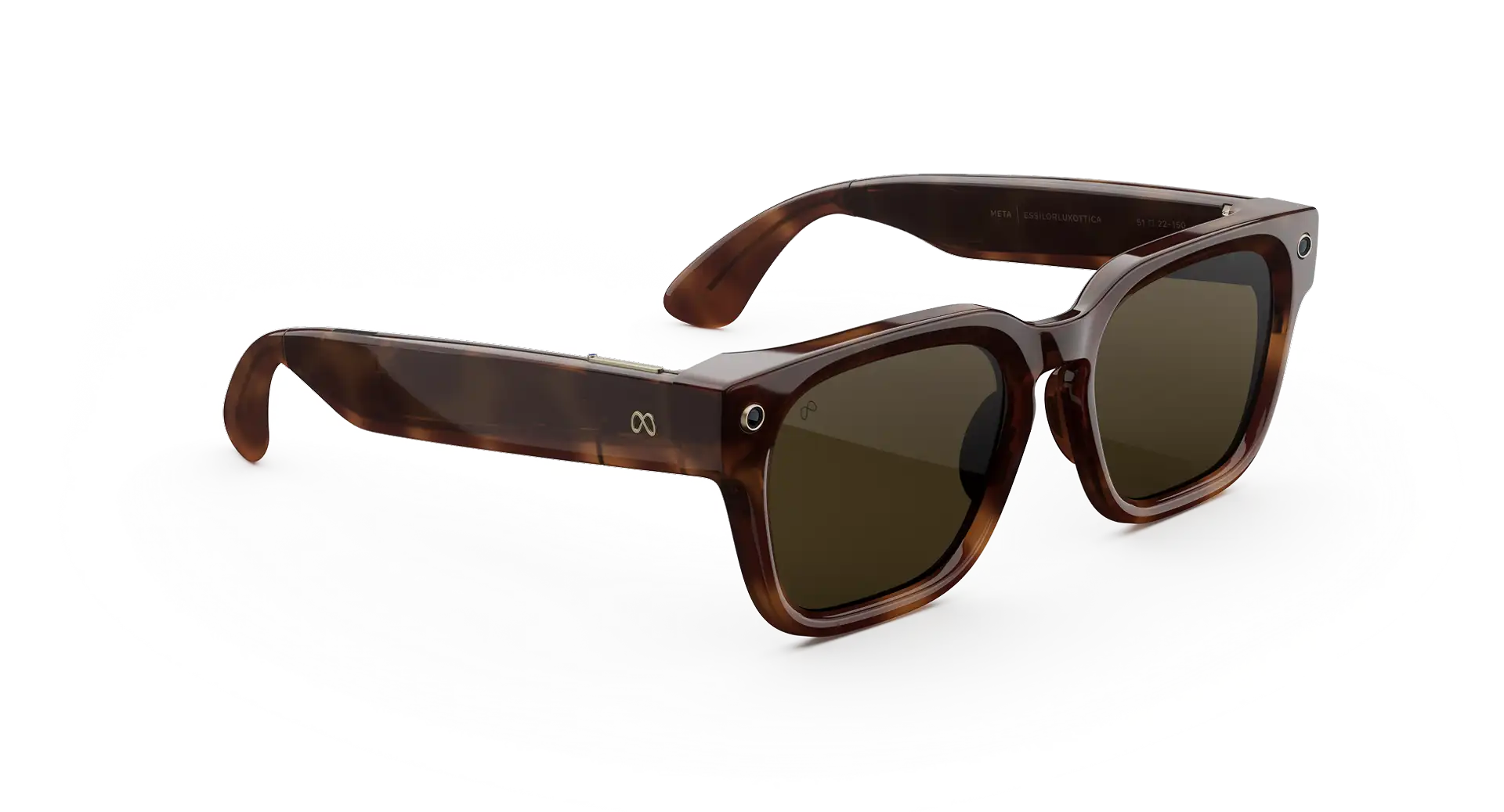Смарт-очки Meta Fury Standard Mahogany Frame / Green Lenses