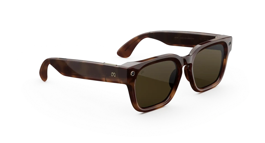 Смарт-очки Meta Fury Standard Mahogany Frame / Green Lenses