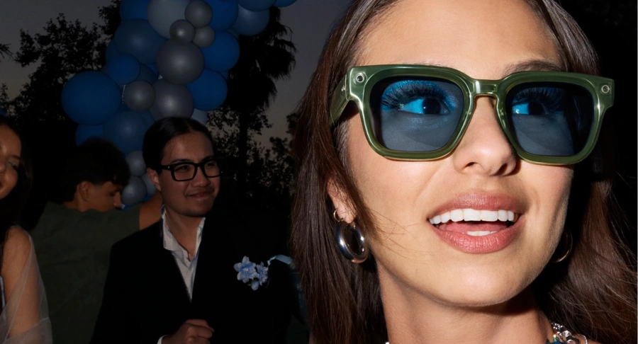 Смарт-очки Meta Fury Standard Racing Green Frame / Light Blue Atlantic Lenses