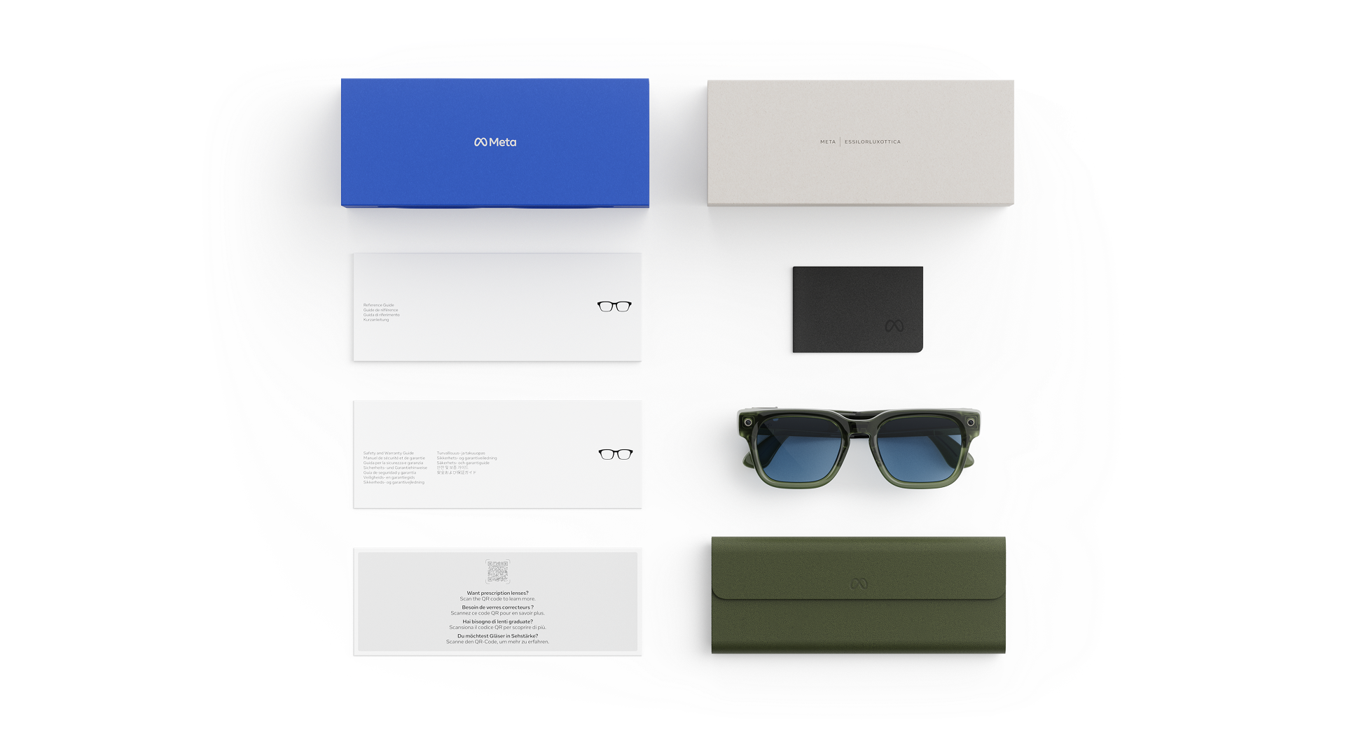 Смарт-очки Meta Fury Standard Racing Green Frame / Light Blue Atlantic Lenses