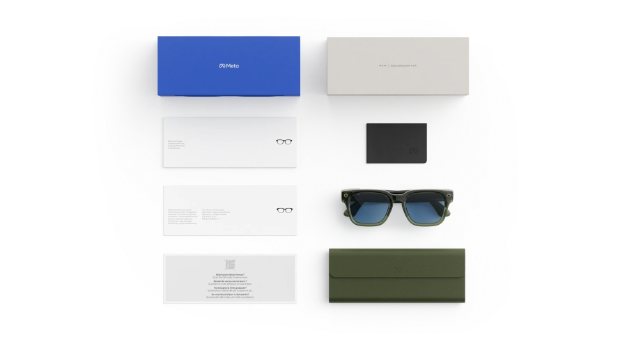 Смарт-очки Meta Fury Standard Racing Green Frame / Light Blue Atlantic Lenses