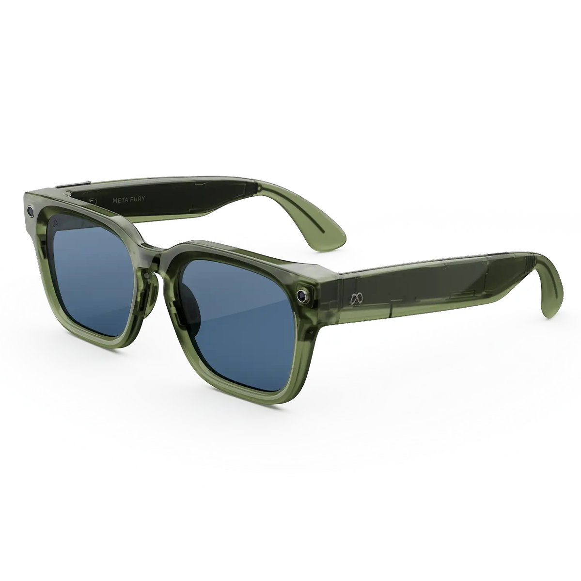 Смарт-очки Meta Fury Standard Racing Green Frame / Light Blue Atlantic Lenses