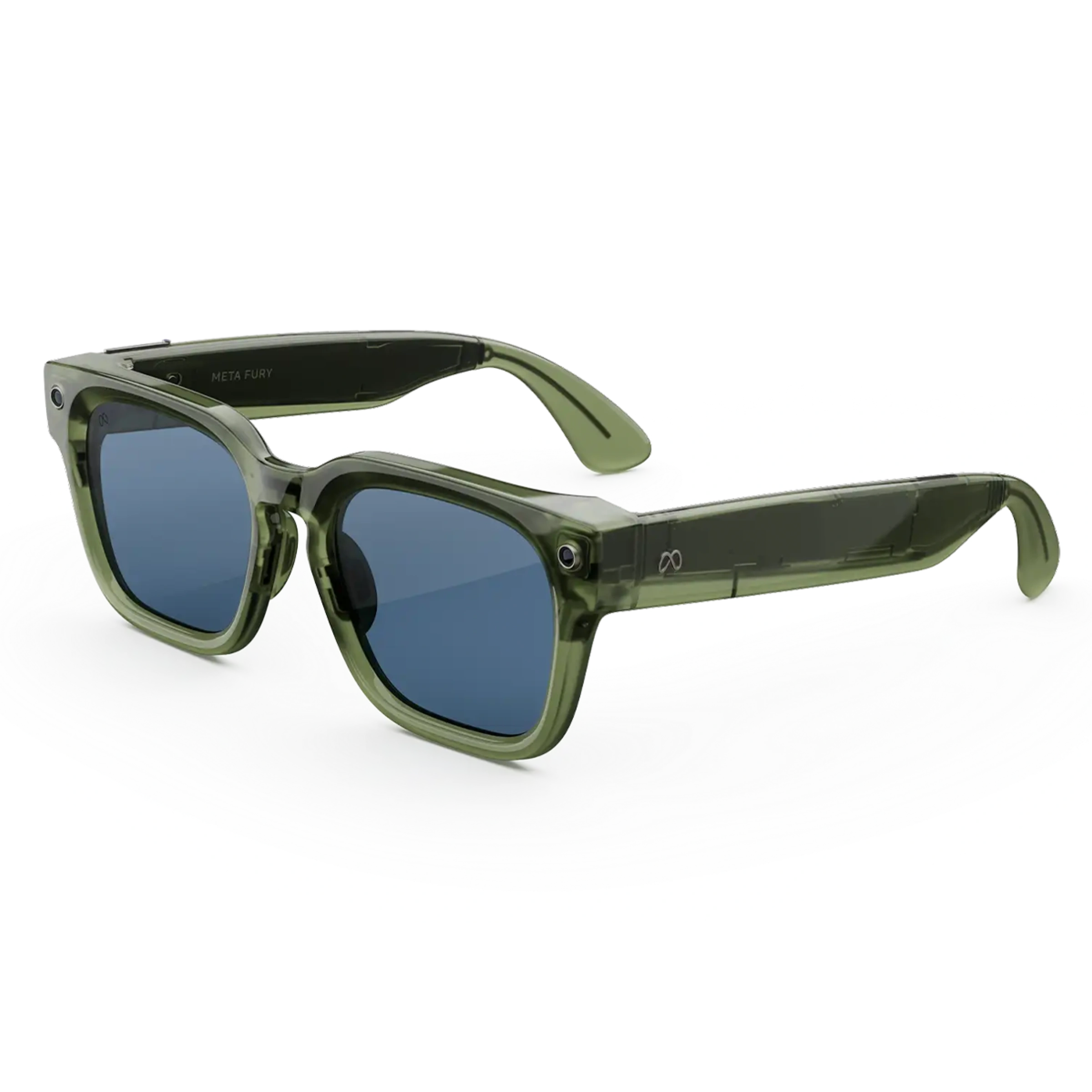 Смарт-очки Meta Fury Standard Racing Green Frame / Light Blue Atlantic Lenses