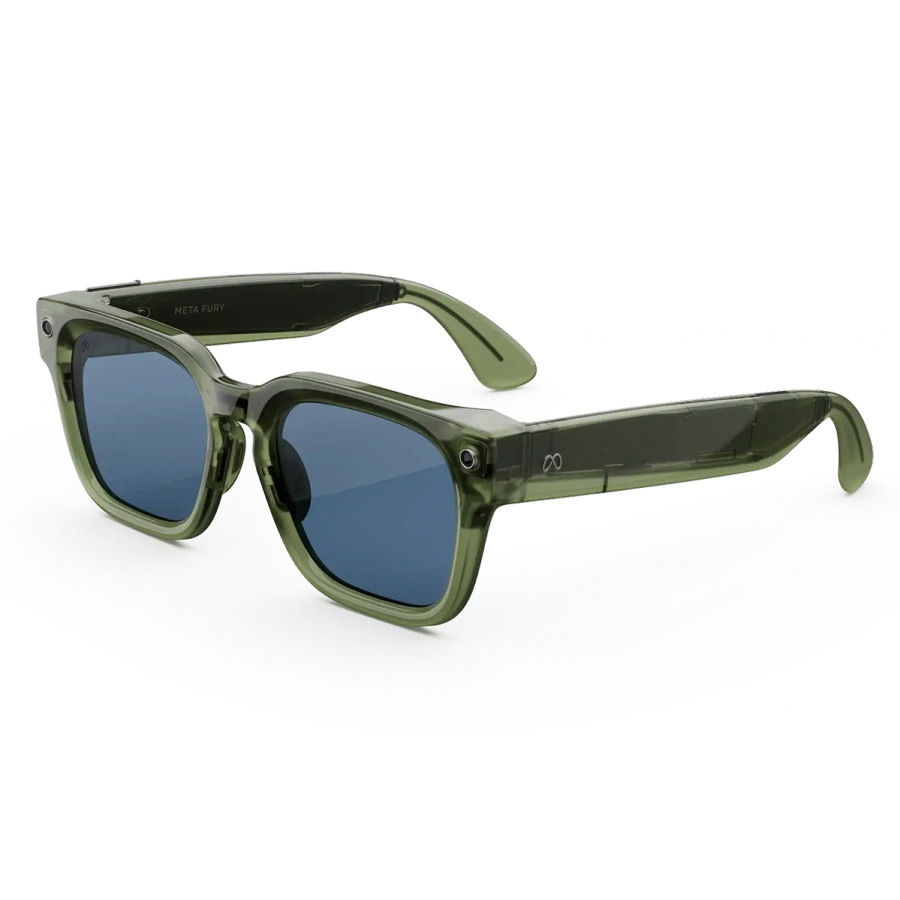 Смарт-очки Meta Fury Standard Racing Green Frame / Light Blue Atlantic Lenses