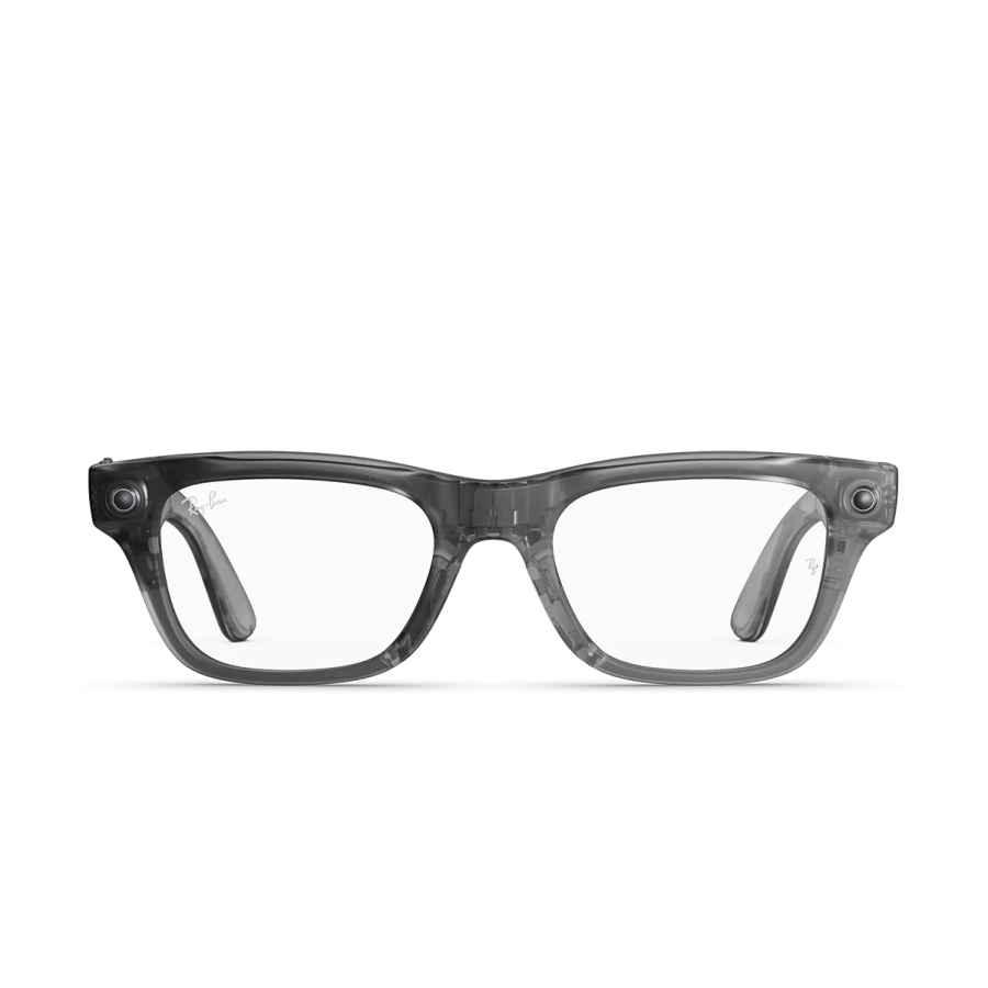 Смарт-очки Ray-Ban | Meta Blayzer Optics [Gen 2] Standard - Matte Transparent Ice Grey / Clear (RW7001 8529 50-19)