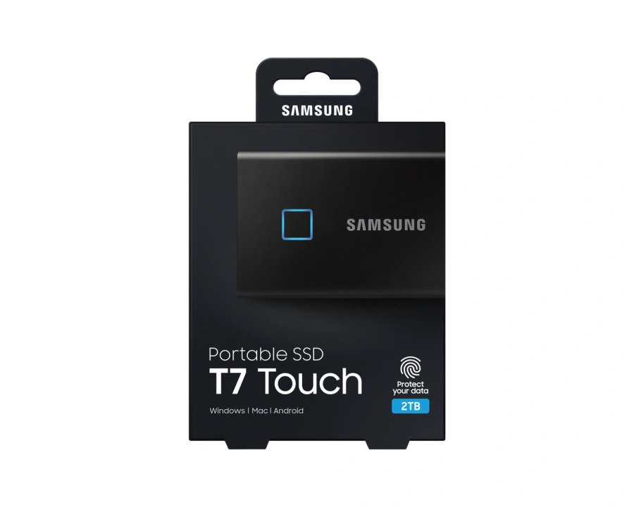SSD накопичувач Samsung T7 Touch 2TB - Black (MU-PC2T0K/WW)