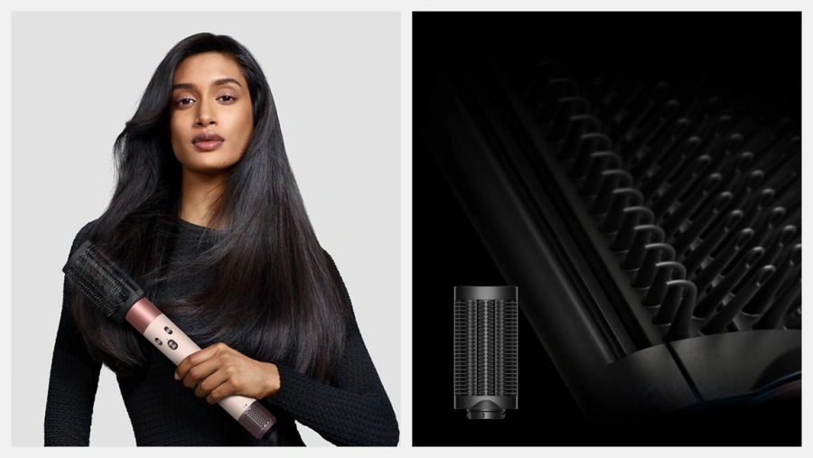 Стайлер для вьющихся волос Dyson Airwrap i.d. Multi-Styler and Dryer Curly+Coily - Ceramic Apricot/Topaz EU (259213-01)