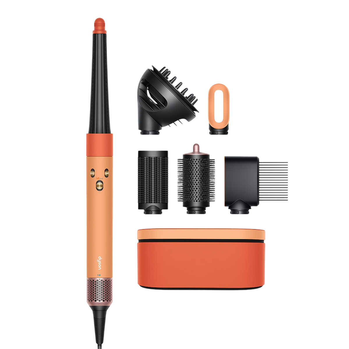 Стайлер для вьющихся волос Dyson Airwrap i.d. Multi-Styler and Dryer Curly+Coily - Ceramic Apricot/Topaz EU (259213-01)