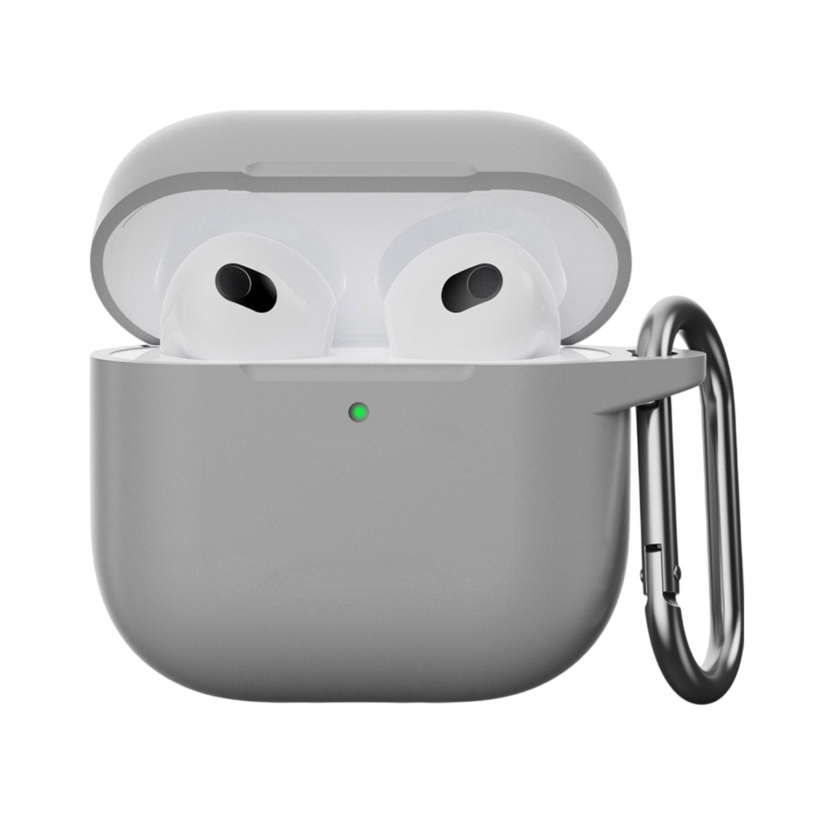Силіконовий чохол for AirPods 4 - Light Grey