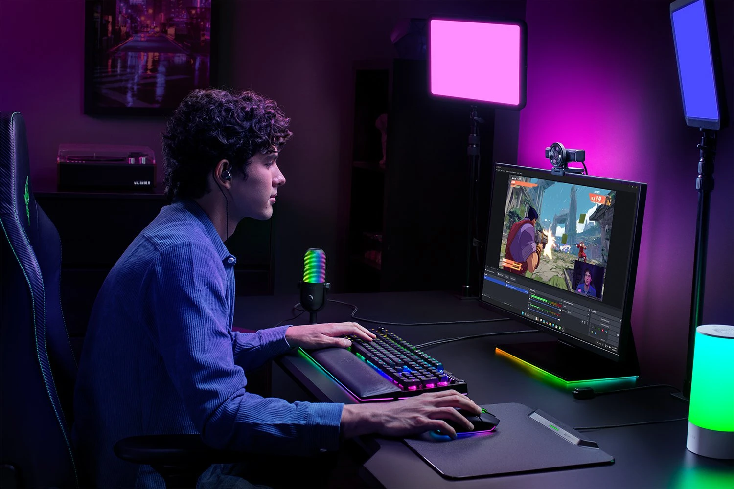 Веб-камера Razer Kiyo V2 - Black (RZ19-05370100-R3M1)