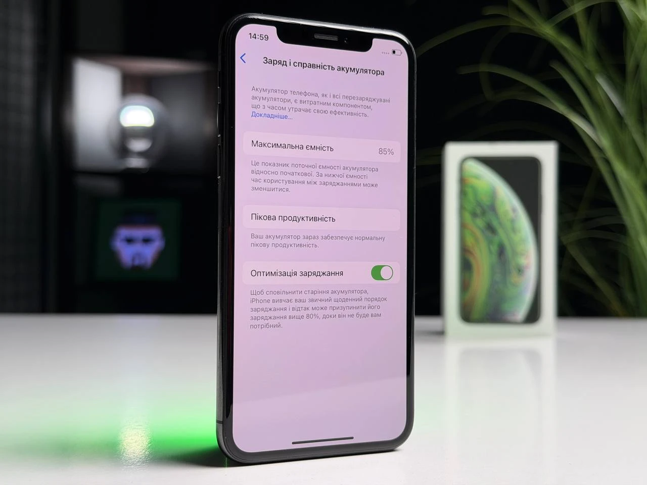 ВЖИВАНИЙ Б/У Apple iPhone XS 512GB Space Gray (MT9L2) - Стан: гарний | Акумулятор: 85% | Комплектація: повний | Гарантія: 3 міс.