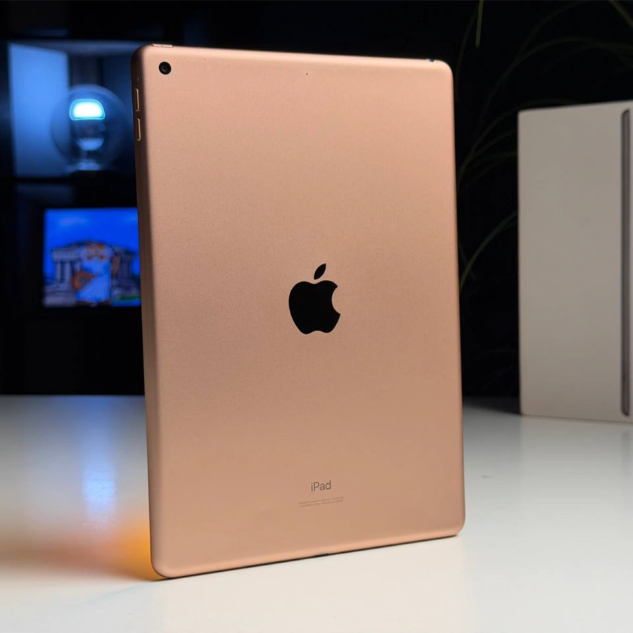 ВЖИВАНИЙ Б/У Apple iPad 10.2" Wi-Fi 32GB Gold (MW762) - Состояние: хороший | Аккумулятор: 100% | Комплектация: полный | Гарантия: 3 мес.