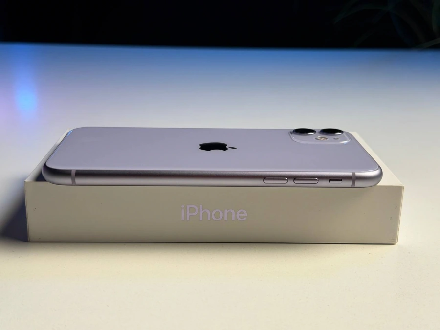 ВЖИВАНИЙ Б/У Apple iPhone 11 128GB Purple (MWLJ2) - Состояние: хороший | Аккумулятор: 100% | Комплектация: полный | Гарантия: 3 мес.