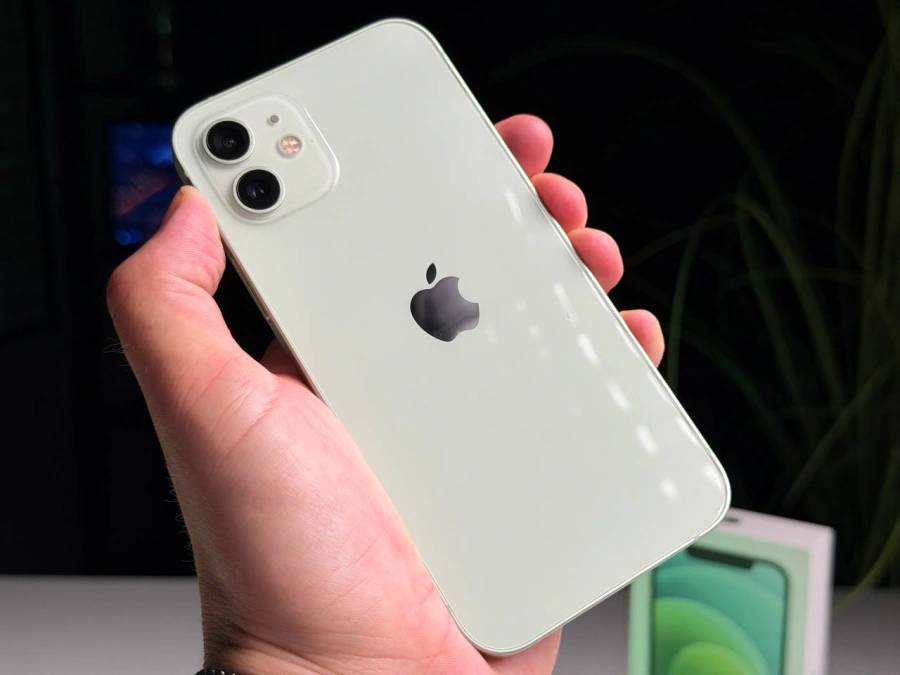 ВЖИВАНИЙ Б/У Apple iPhone 12 128GB Green (MGHG3, MGJF3) - Состояние: удовлетворительный | Аккумулятор: 100% | Комплектация: полный | Гарантия: 3 мес.
