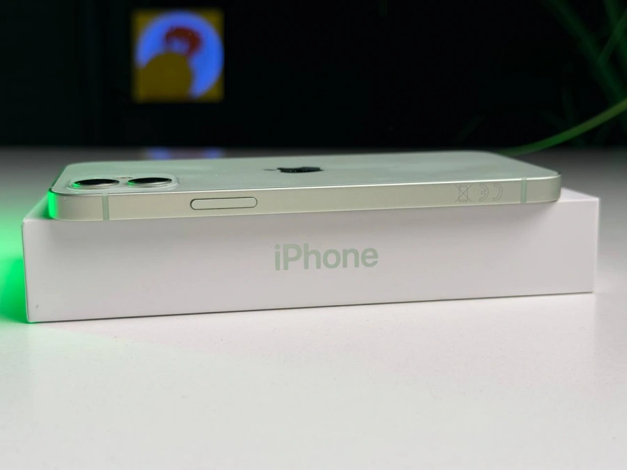ВЖИВАНИЙ Б/У Apple iPhone 12 128GB Green (MGHG3, MGJF3) - Состояние: удовлетворительный | Аккумулятор: 100% | Комплектация: полный | Гарантия: 3 мес.