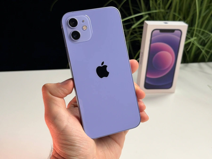 ВЖИВАНИЙ Б/У Apple iPhone 12 256GB Purple (MJNQ3) - Состояние: хороший | Аккумулятор: 99% | Комплектация: полный | Гарантия: 3 мес.