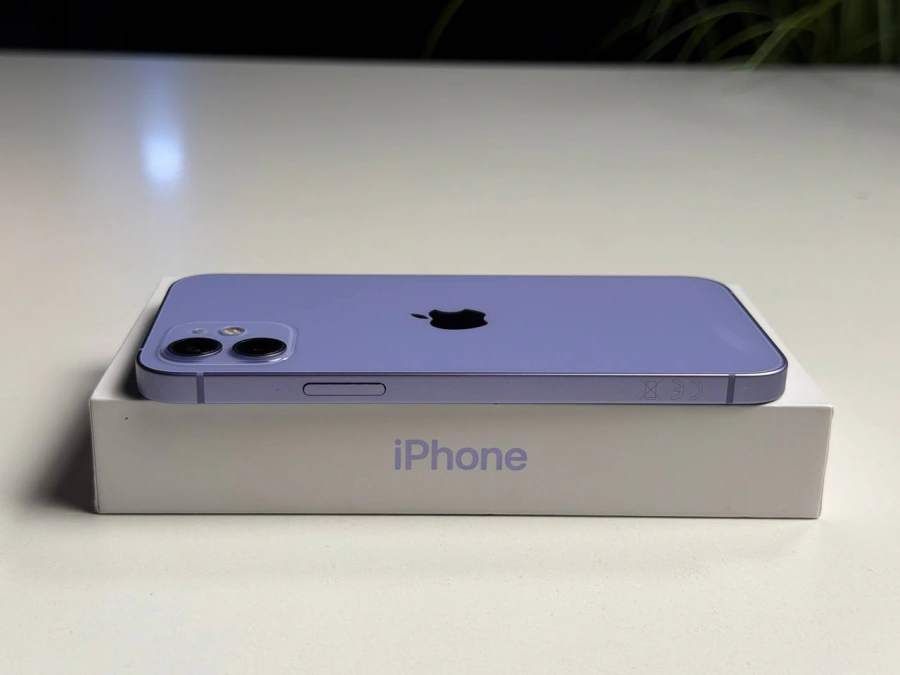 ВЖИВАНИЙ Б/У Apple iPhone 12 256GB Purple (MJNQ3) - Состояние: хороший | Аккумулятор: 99% | Комплектация: полный | Гарантия: 3 мес.