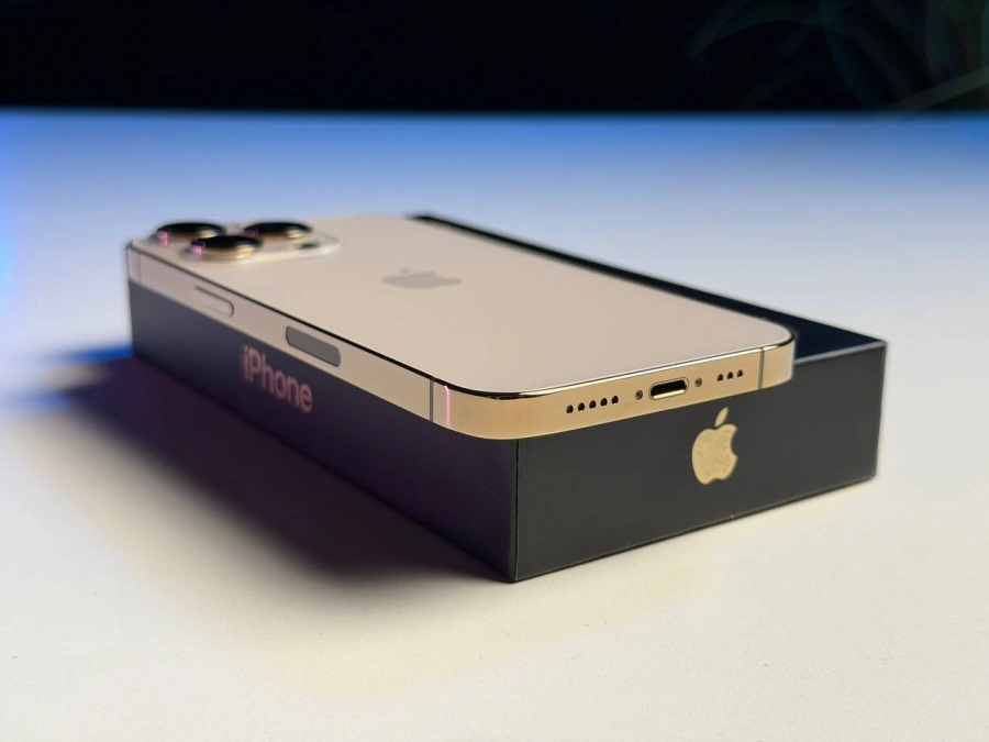 ВЖИВАНИЙ Б/У Apple iPhone 13 Pro 256GB Gold (MLTY3, MLVK3) - Состояние: хороший | Аккумулятор: 100% | Комплектация: полный | Гарантия: 3 мес.