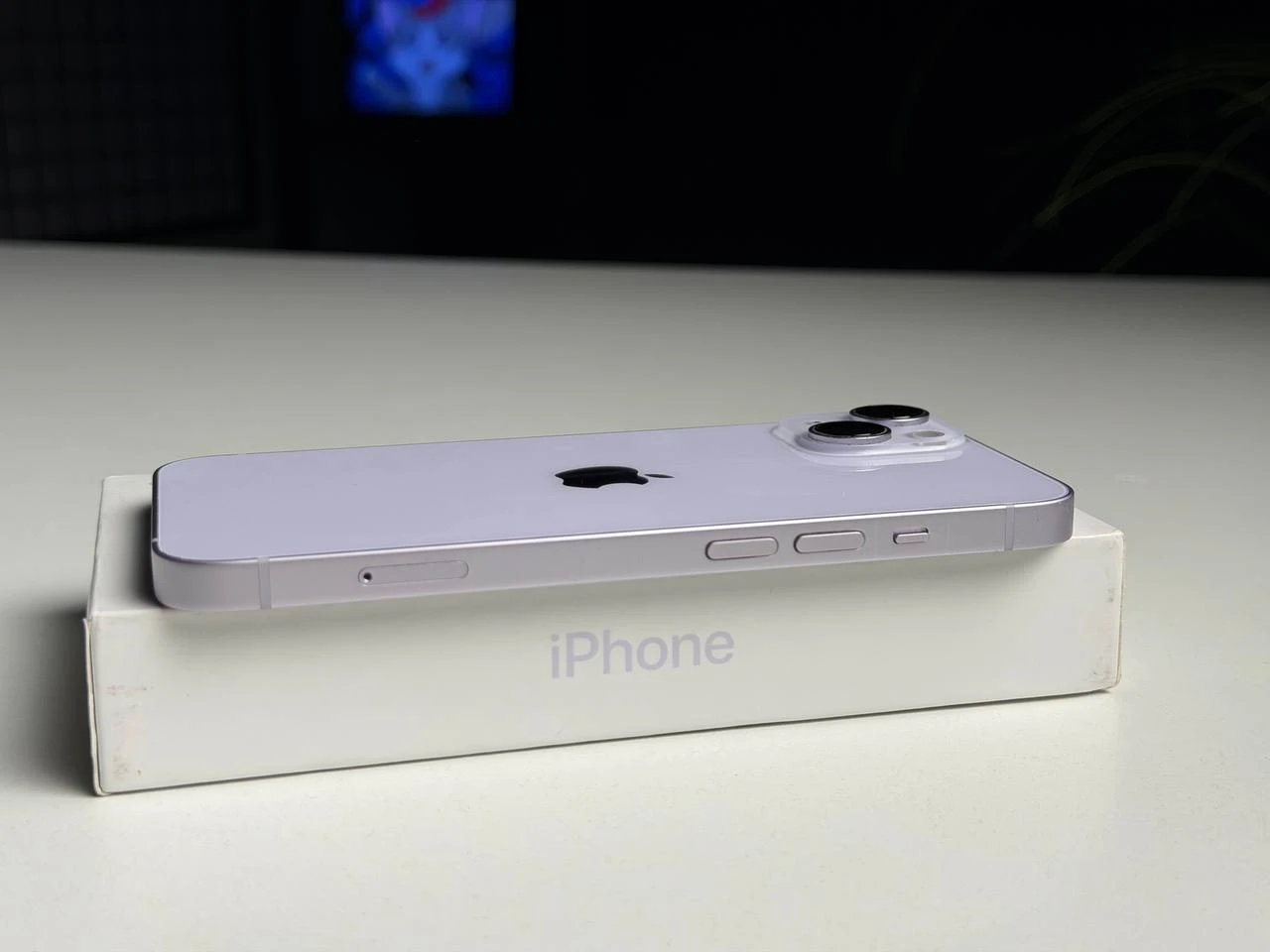 ВЖИВАНИЙ Б/У Apple iPhone 14 128GB Purple (MPV03) - Состояние: хороший | Аккумулятор: 100% | Комплектация: полный | Гарантия: 3 мес.