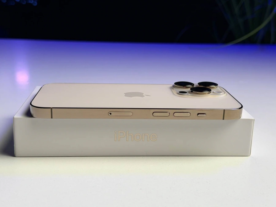 ВЖИВАНИЙ Б/У Apple iPhone 14 Pro 128GB Gold (MQ083) - Стан: гарний | Акумулятор: 100% | Комплектація: повний | Гарантія: 3 міс.