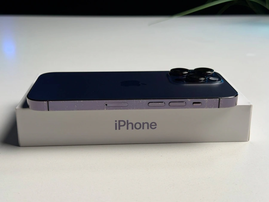 ВЖИВАНИЙ Б/У Apple iPhone 14 Pro 256GB Deep Purple (MQ1F3) - Состояние: хороший | Аккумулятор: 100% | Комплектация: полный | Гарантия: 3 мес.