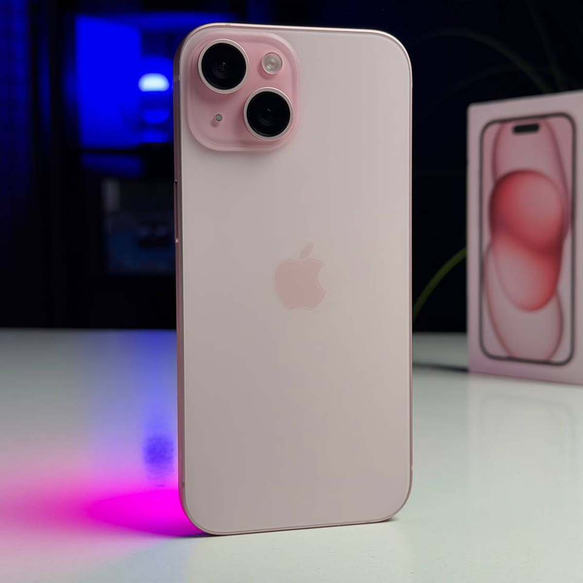ВЖИВАНИЙ Б/У Apple iPhone 15 128GB Pink (MTP13) - Состояние: идеальный | Аккумулятор: 88% | Комплектация: полный | Гарантия: 3 мес.