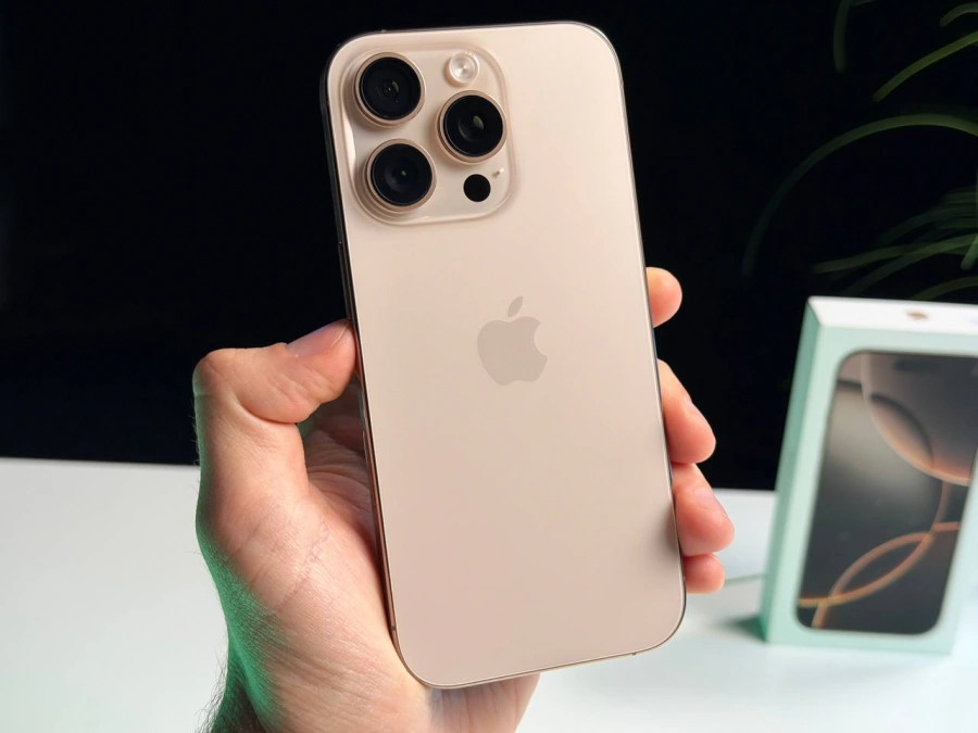 ВЖИВАНИЙ Б/У Apple iPhone 16 Pro 128GB Desert Titanium (MYNF3) - Состояние: идеальный | Аккумулятор: 91% | Комплектация: полный | Гарантия: 3 мес.