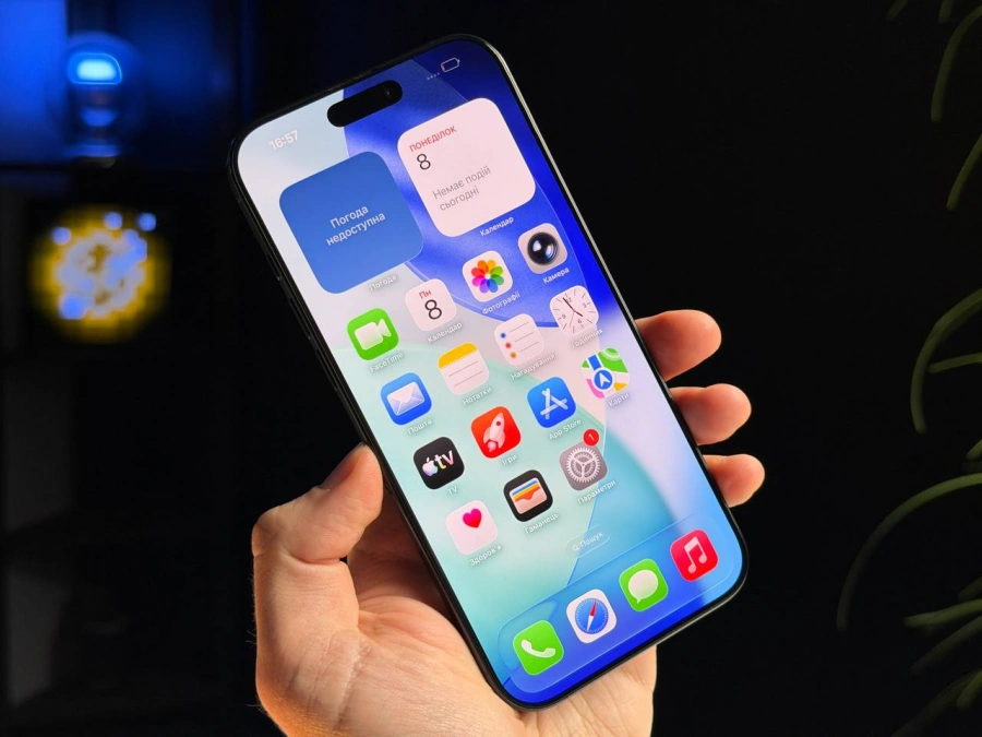 ВЖИВАНИЙ Б/У Apple iPhone 16 Pro Max 256GB Black Titanium (MYWV3) - Состояние: хороший | Аккумулятор: 92% | Комплектация: iPhone, кабель | Гарантия: 3 мес.