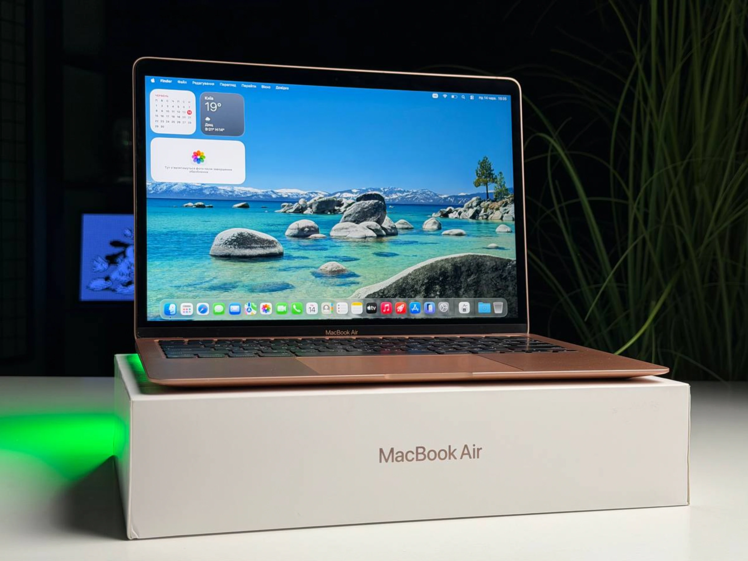 ВЖИВАНИЙ Б/У MacBook Air 13" M1/8CPU/7GPU/8GB/256GB Gold 2020 (MGND3) - Состояние: хороший | Аккумулятор: 100% | Комплектация: полный | Гарантия: 3 мес.
