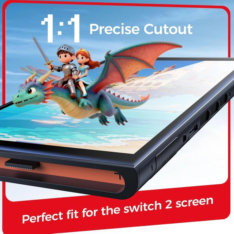 Захисне скло NEWDERY Tempered Glass Screen Protector для Nintendo Switch 2 [2-Pack] (N4S10)