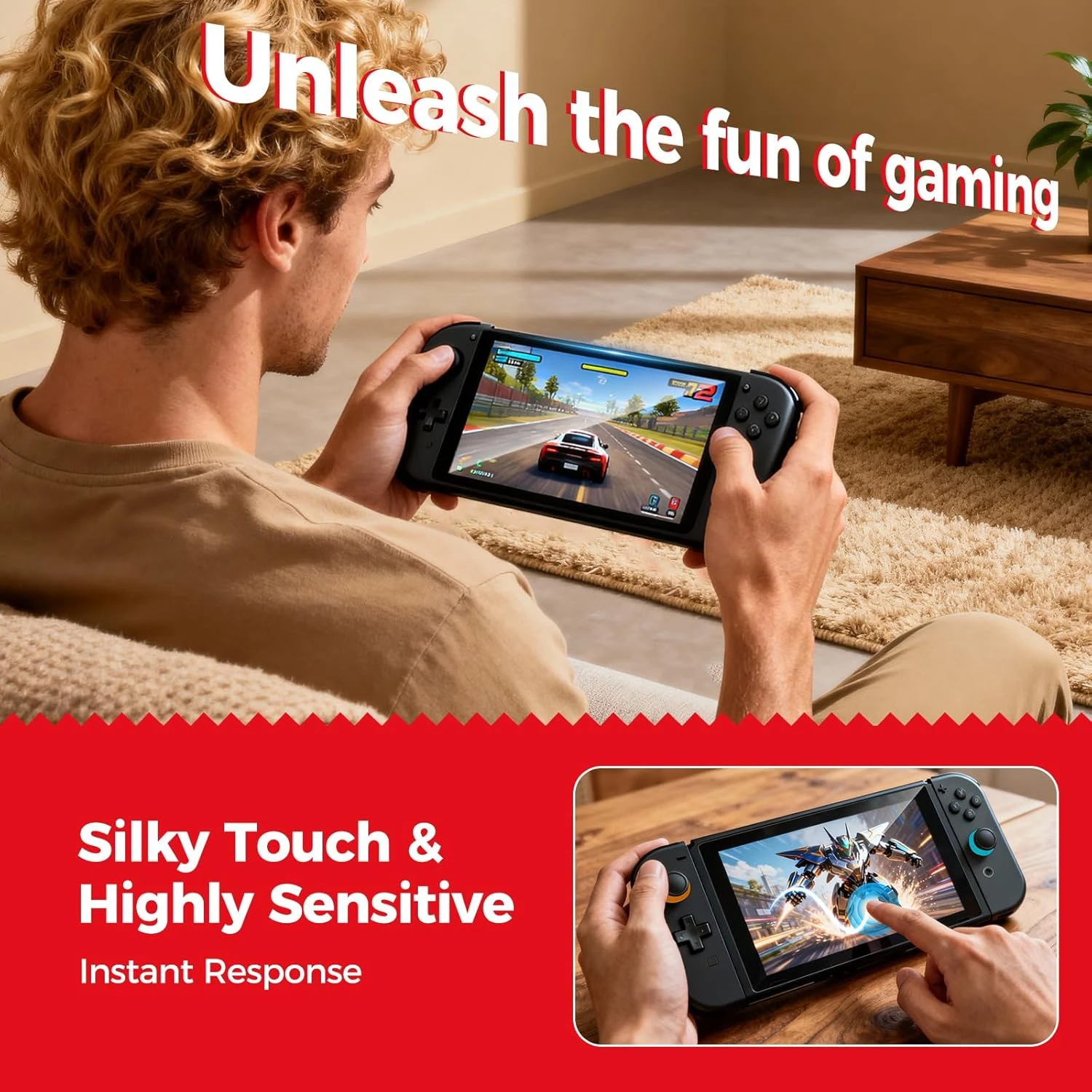 Захисне скло NEWDERY Tempered Glass Screen Protector для Nintendo Switch 2 [2-Pack] (N4S10)