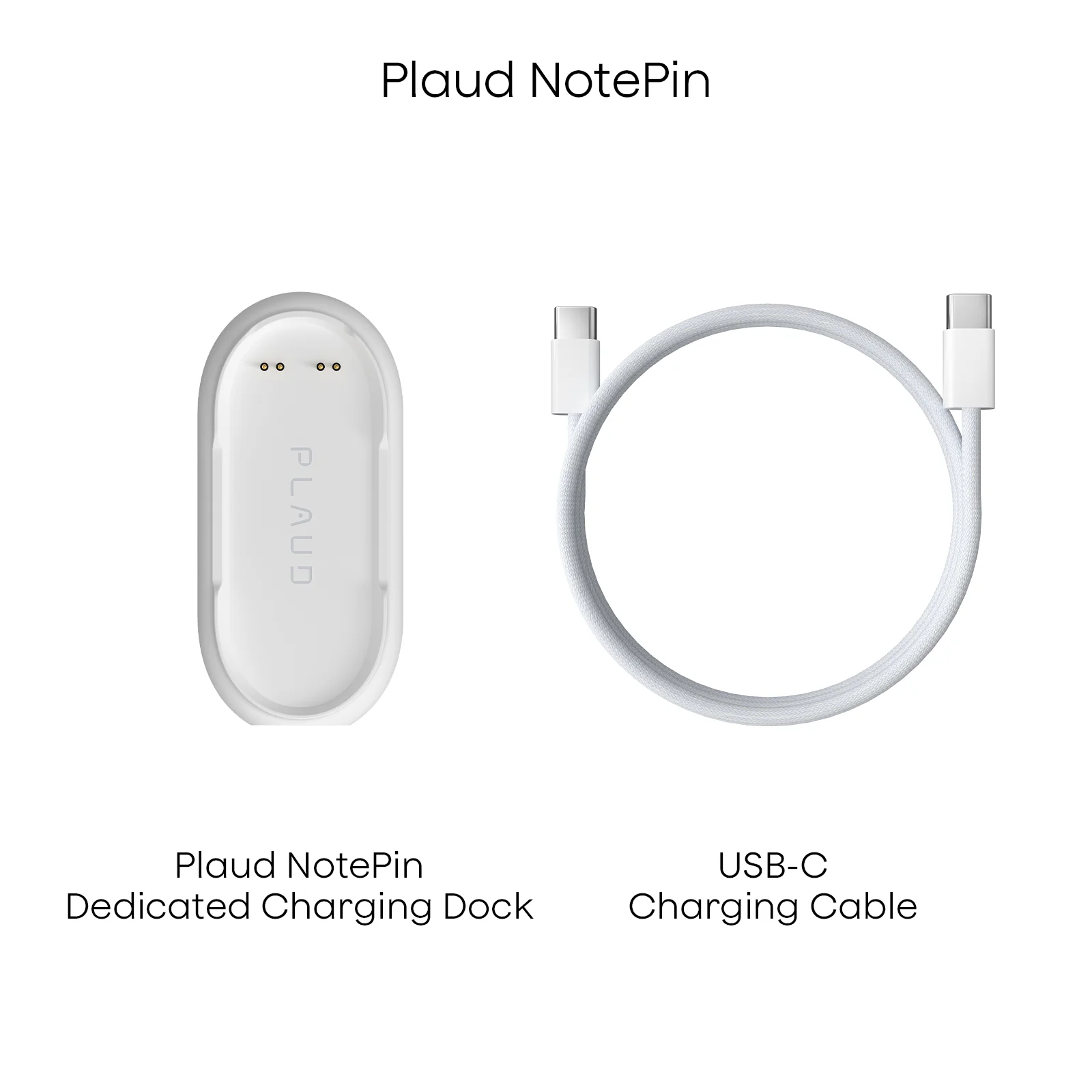 Зарядна станція та кабель PLAUD NotePin & PLAUD NotePin S Charging Kit (NP-AC-CD)