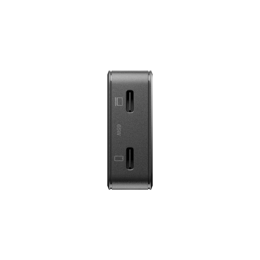 Зарядний пристрій Native Union Pocket GaN Charger PD 65W Dual USB-C - Black (POCK-PD65-BLK-EU)