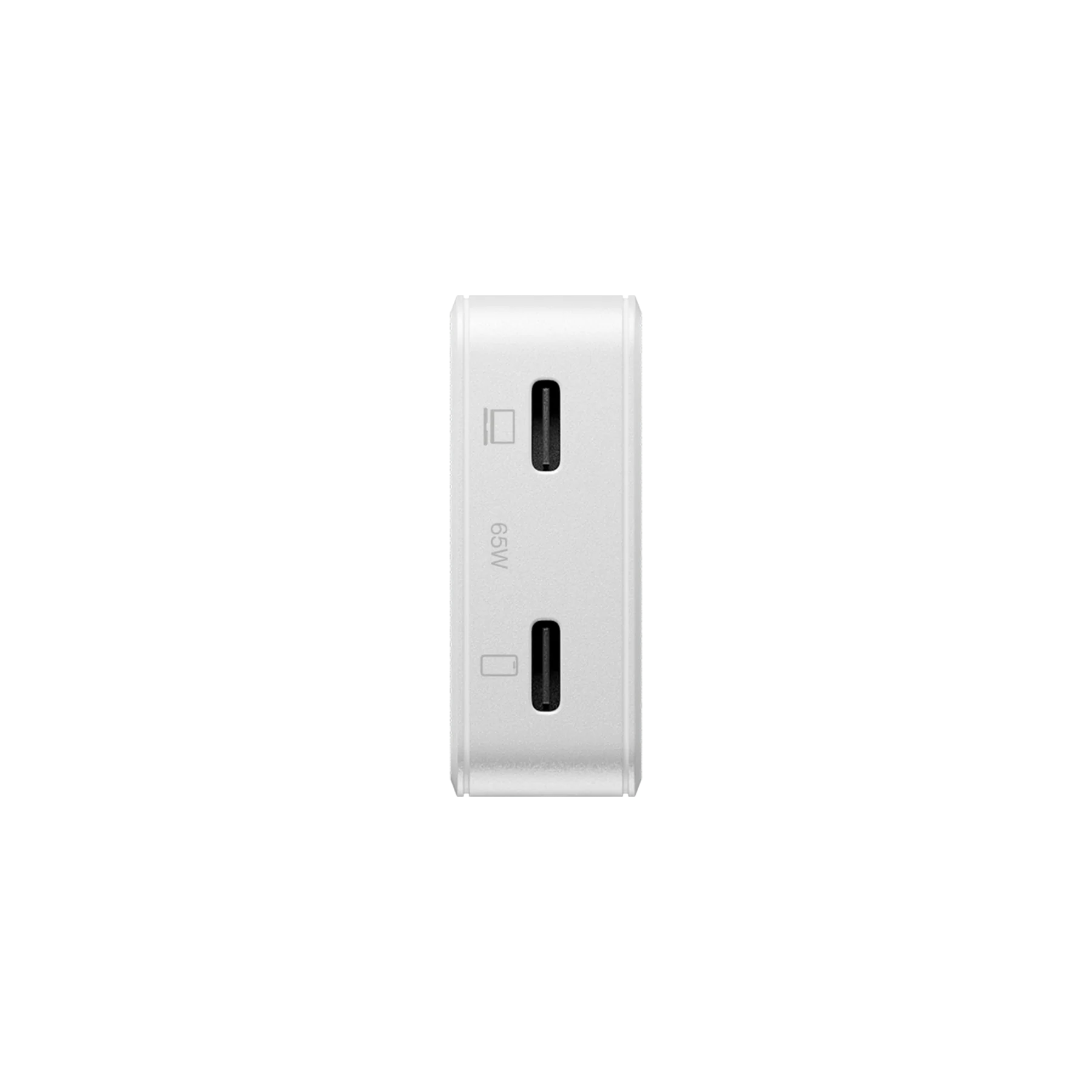 Зарядний пристрій Native Union Pocket GaN Charger PD 65W Dual USB-C - White (POCK-PD65-WHT-EU)