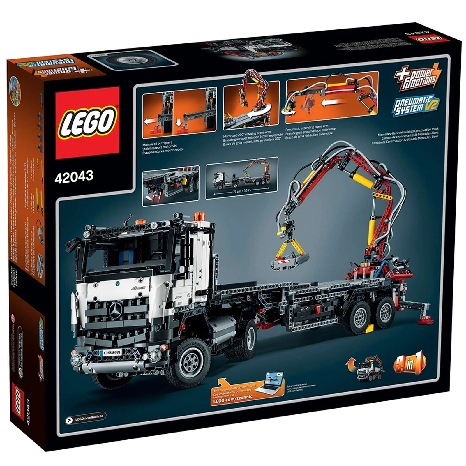 Авто-конструктор LEGO Technic Mercedes-Benz Arocs (42043)