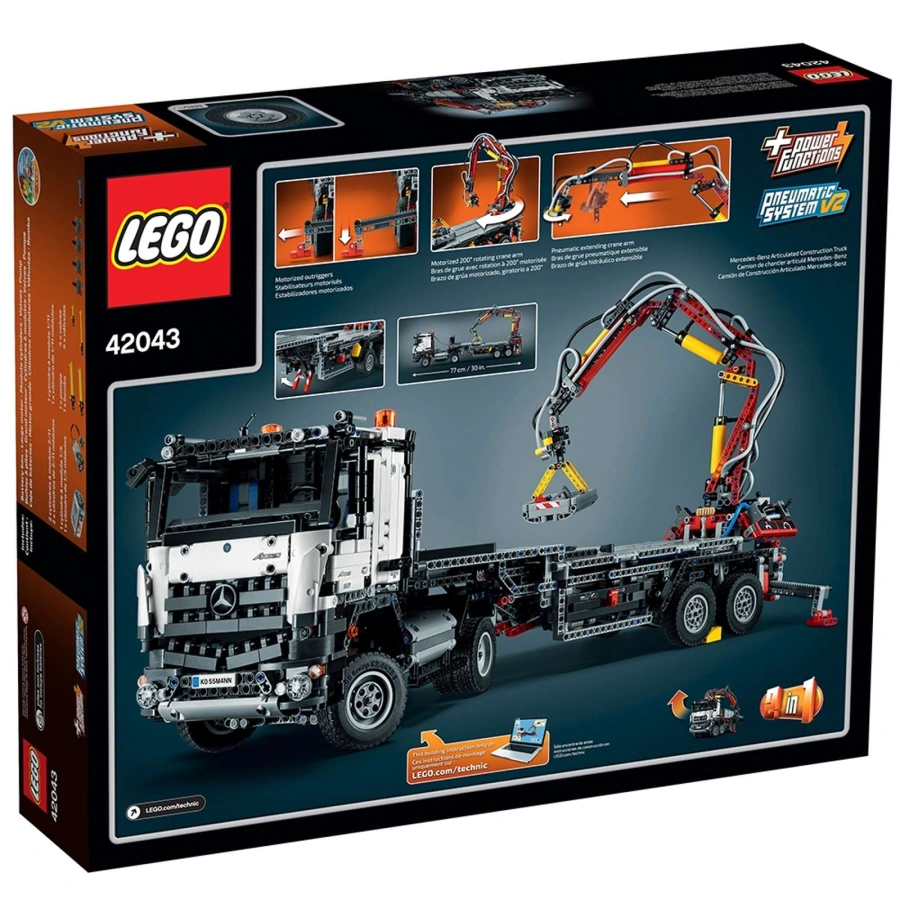 Авто-конструктор LEGO Technic Mercedes-Benz Arocs (42043)