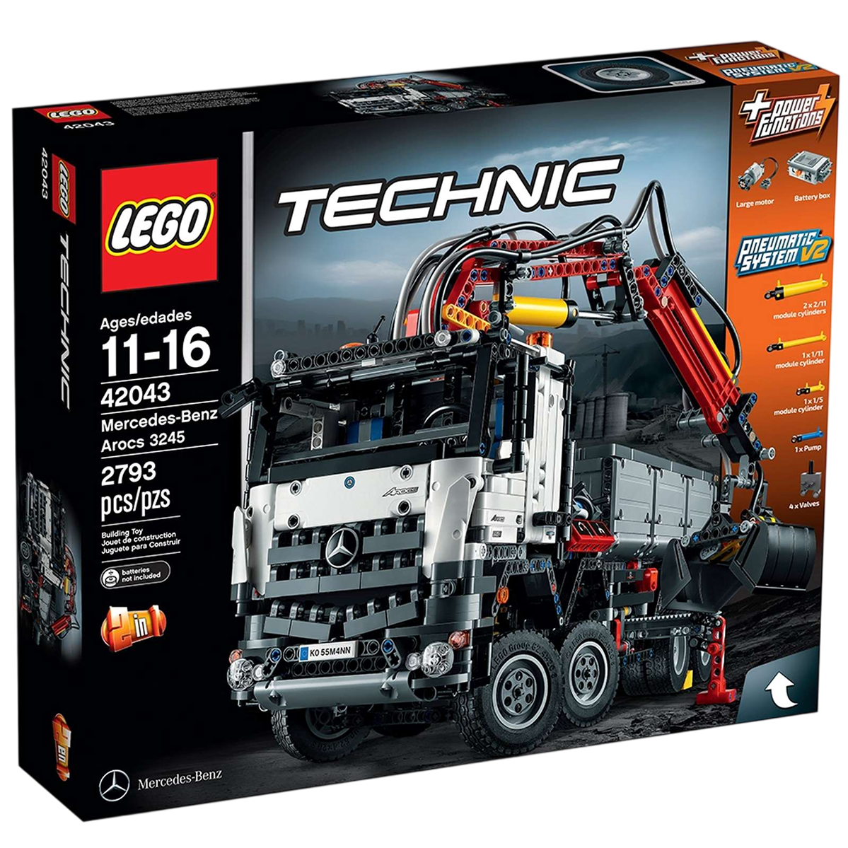 Авто-конструктор LEGO Technic Mercedes-Benz Arocs (42043)