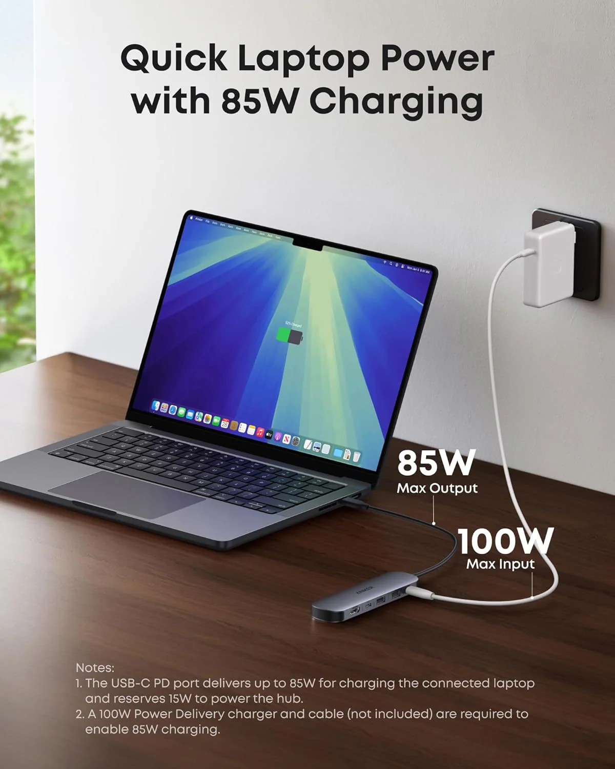 Багатопортовий адаптер Anker Nano 7-in-1 USB-C Hub (A83D2HA1)