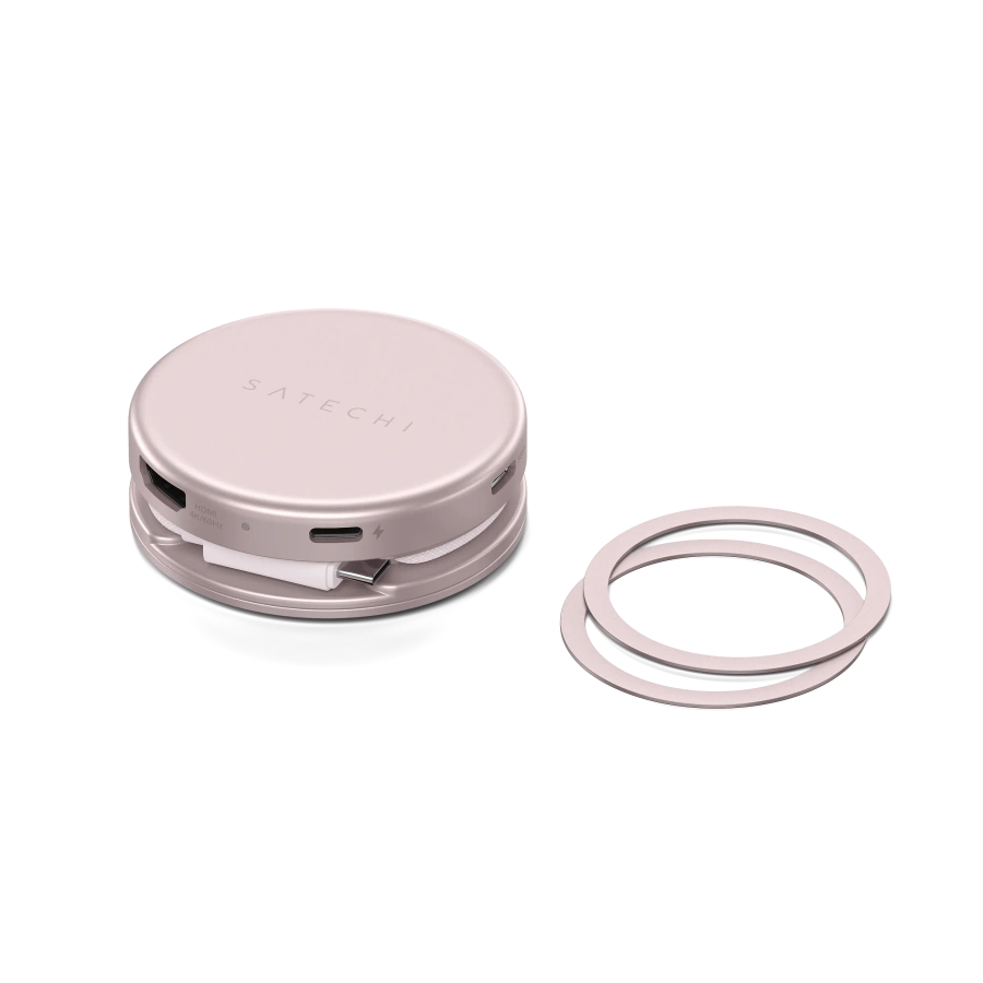 Багатопортовий адаптер Satechi OntheGo 5-in-1 USB-C Multiport Adapter - Blush (ST-POTG5P)