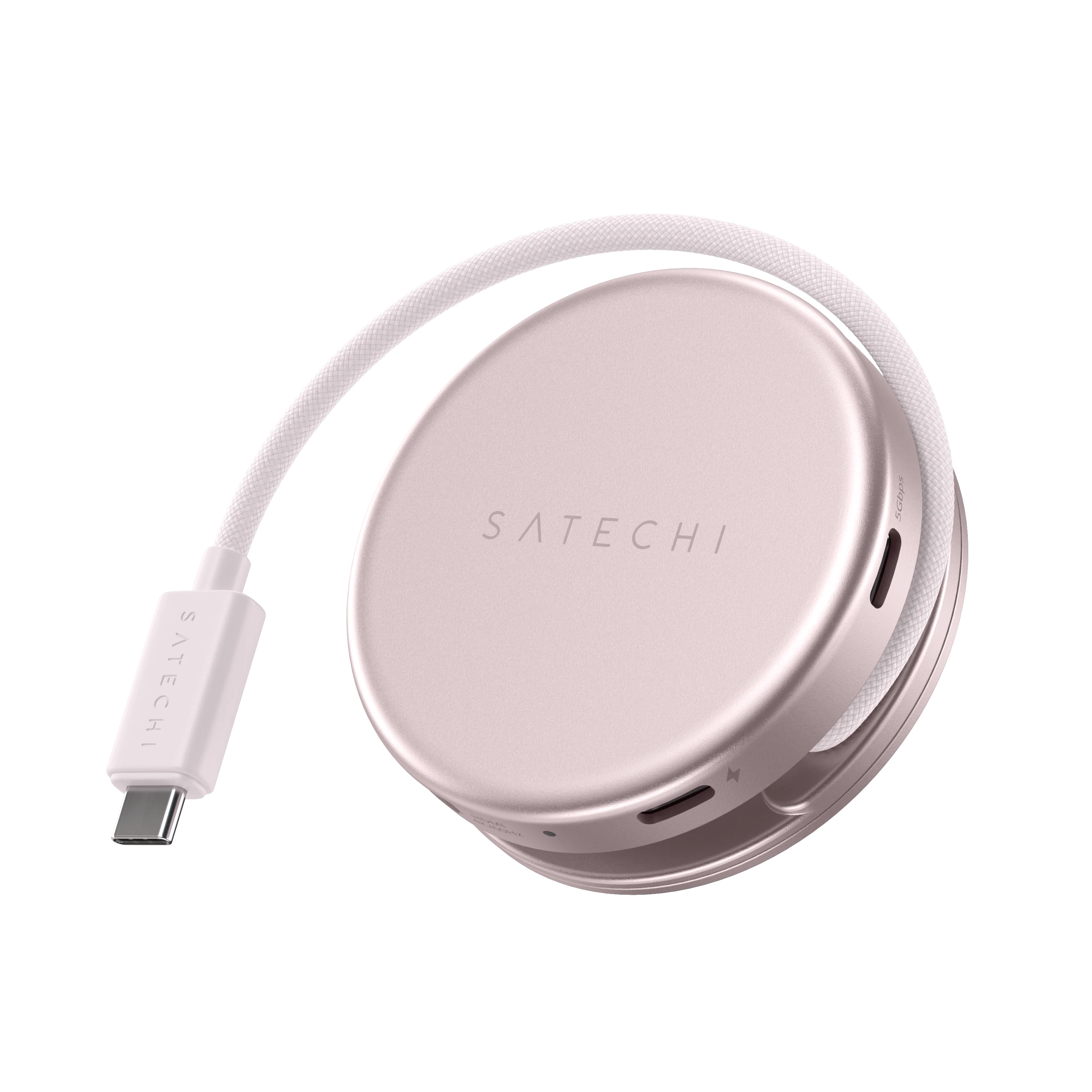 Багатопортовий адаптер Satechi OntheGo 5-in-1 USB-C Multiport Adapter - Blush (ST-POTG5P)