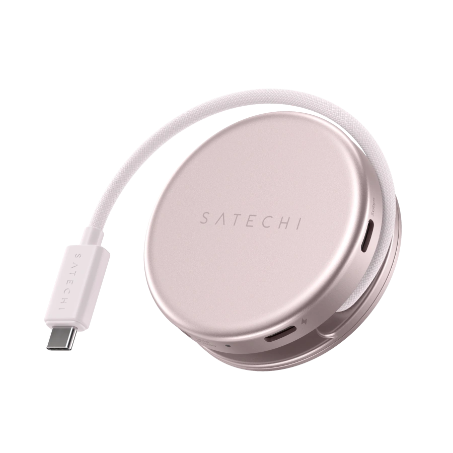 Багатопортовий адаптер Satechi OntheGo 5-in-1 USB-C Multiport Adapter - Blush (ST-POTG5P)