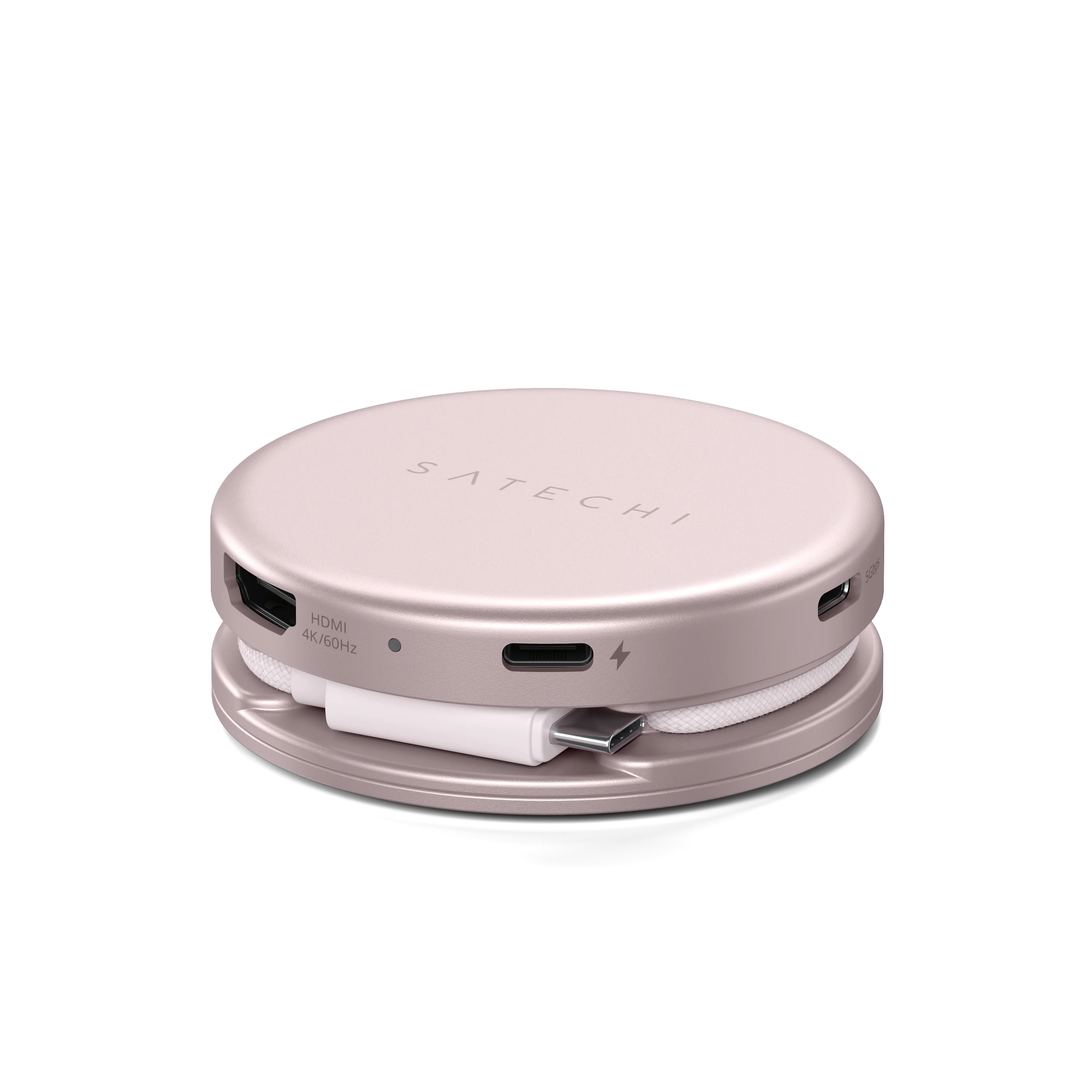 Багатопортовий адаптер Satechi OntheGo 5-in-1 USB-C Multiport Adapter - Blush (ST-POTG5P)