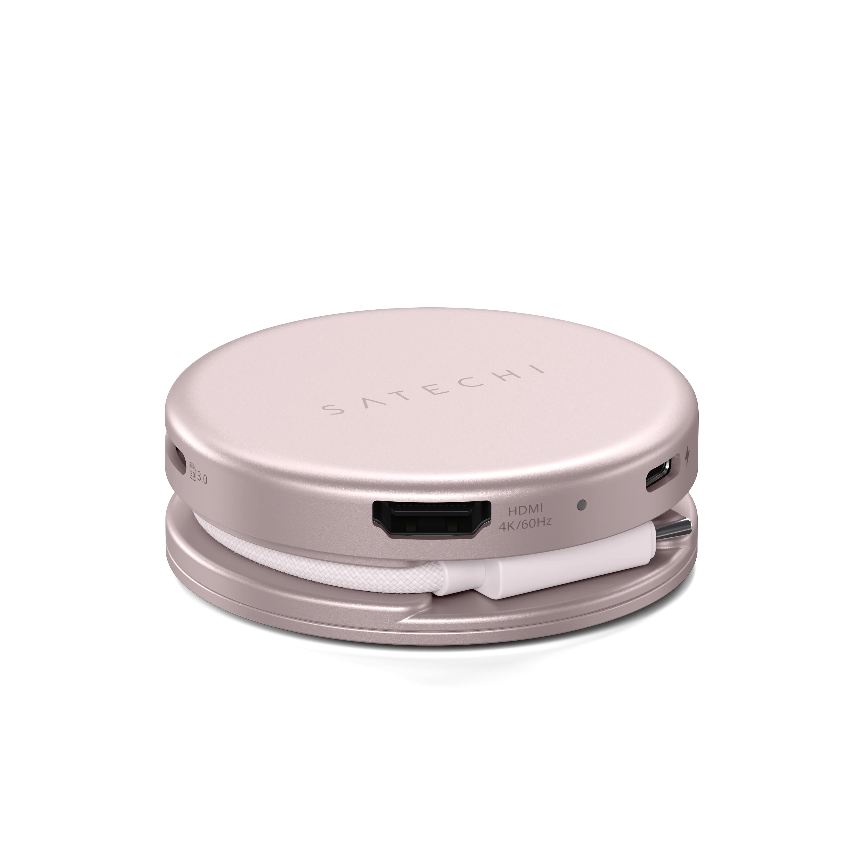 Багатопортовий адаптер Satechi OntheGo 5-in-1 USB-C Multiport Adapter - Blush (ST-POTG5P)