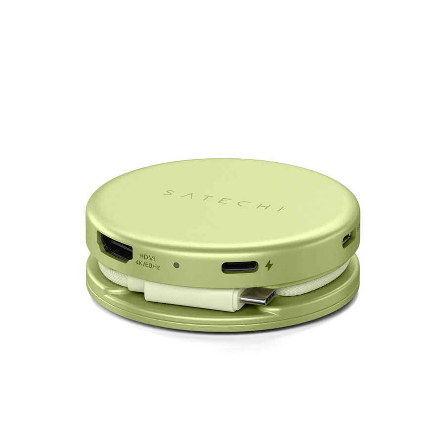 Багатопортовий адаптер Satechi OntheGo 5-in-1 USB-C Multiport Adapter - Citrus (ST-POTG5Y)