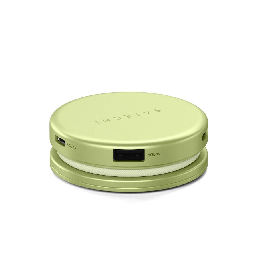 Багатопортовий адаптер Satechi OntheGo 5-in-1 USB-C Multiport Adapter - Citrus (ST-POTG5Y)